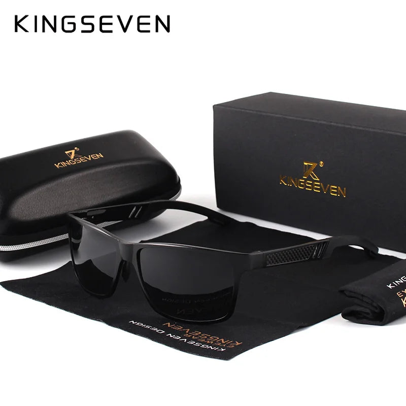 Men Polarized Sunglasses Aluminum Magnesium Sun Glasses Driving Glasses Rectangle Shades for Men Oculos Masculino Male